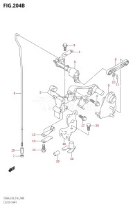 06003F-410001 (2014) 60hp E03-USA (DF60AVT) DF60A drawing CLUTCH SHAFT (DF50A)