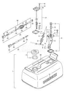 DT4 From 00402-751001 ()  1997 drawing FUEL TANK (DT4,N /​ TANK:~233283)