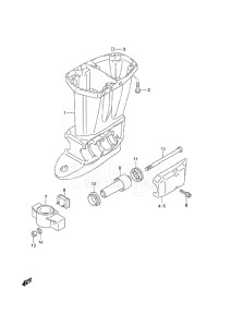 Outboard DF 50A drawing Drive Shaft Housing