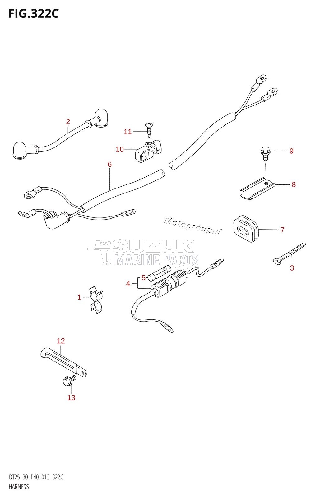 HARNESS (DT30R:P40)