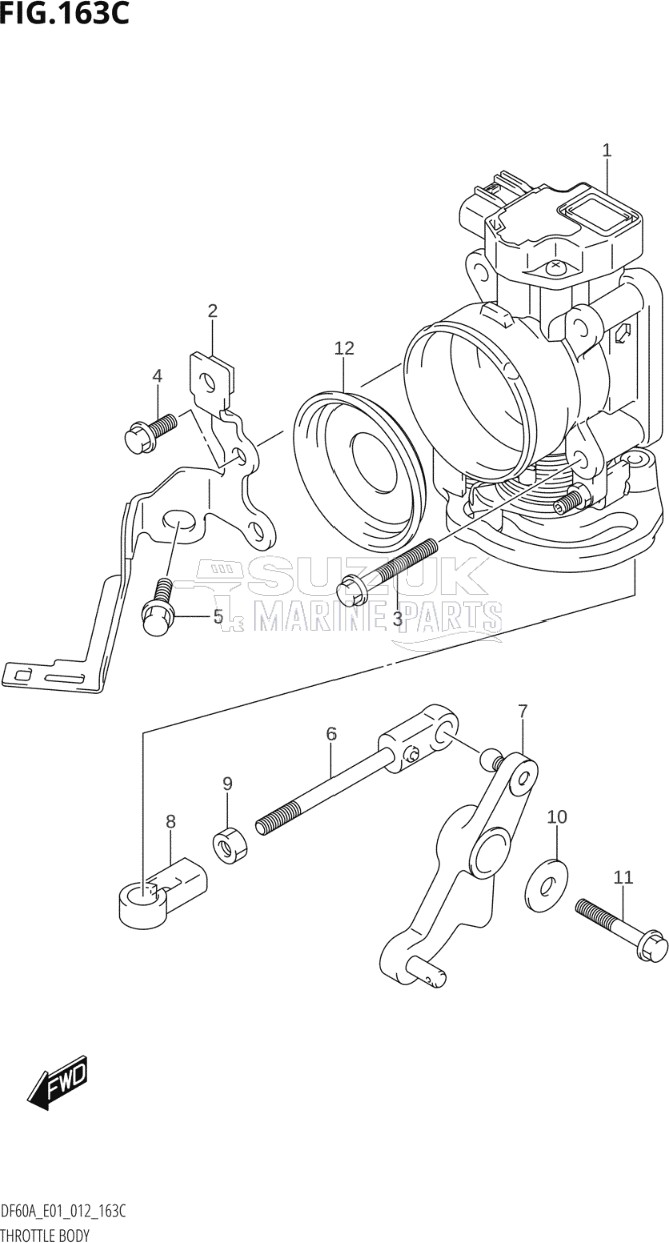 THROTTLE BODY (DF40AST:E34)