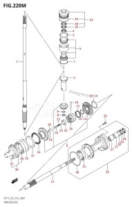 DF150 From 15002F-410001 (E01 E40)  2014 drawing TRANSMISSION (DF175TG:E40)