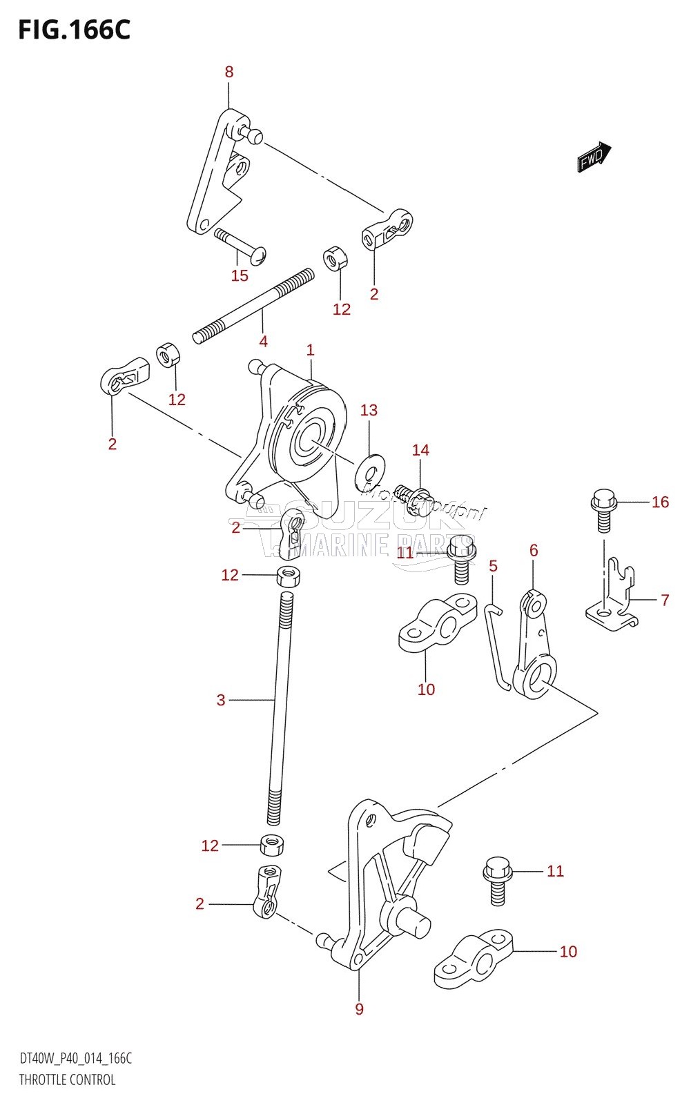 THROTTLE CONTROL (DT40WR:P40)