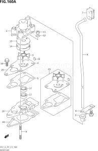 00602F-210001 (2012) 6hp P01-Gen. Export 1 (DF6) DF6 drawing WATER PUMP