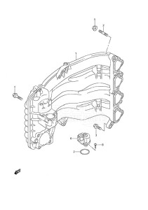 DF 70A drawing Intake Manifold