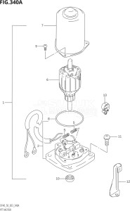 04001F-371001 (2003) 40hp E03-USA (DF40TK3) DF40 drawing PTT MOTOR ((DF40T,DF50T):(X,Y))