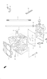 DF 9.9 drawing Cylinder Head