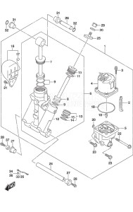 DF 115A drawing Trim Cylinder SS Model