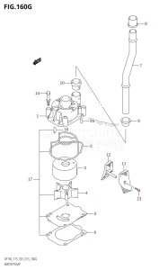 DF175Z From 17502Z-310001 (E01 E40)  2013 drawing WATER PUMP (DF175Z:E01)