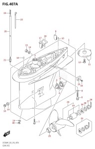 DF200AP From 20003P-610001 (E03)  2016 drawing GEAR CASE