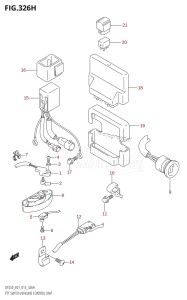 DF200Z From 20002Z-310001 (E01 E40)  2013 drawing PTT SWITCH /​ ENGINE CONTROL UNIT (DF225Z:E40)