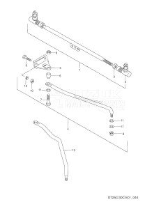 DT25AC From 02506-231001 ()  1992 drawing OPTIONAL : TIE-ROD