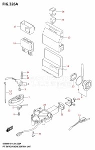 DF175AP From 17503P-440001 (E11)  2024 drawing PTT SWITCH /​ ENGINE CONTROL UNIT