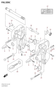 DF9.9B From 00995F-410001 (P03)  2014 drawing CLAMP BRACKET (DF9.9BT:P03)