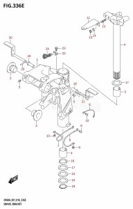 DF60A From 06003F-610001 (E01 E40)  2016 drawing SWIVEL BRACKET (DF50A:E01)