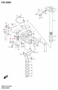 DF60A From 06002F-040001 (E01 E40 E03)  2020 drawing SWIVEL BRACKET (DF40ASVT:E34)