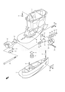 DF 250 drawing Drive Shaft Housing