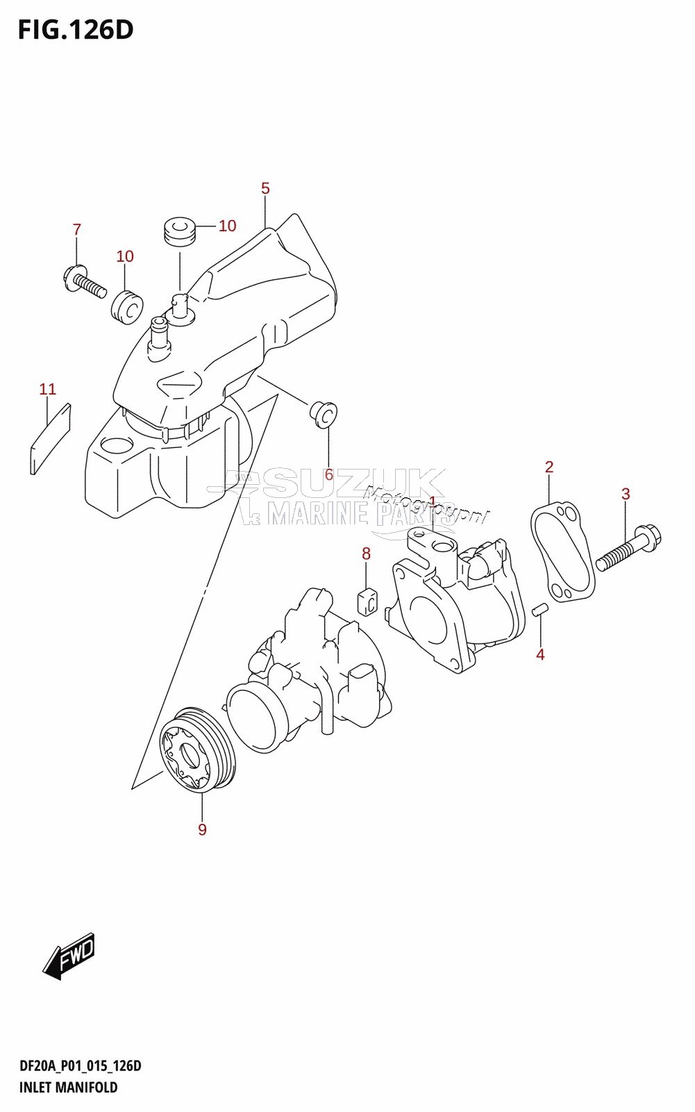 INLET MANIFOLD (DF15A:P01)