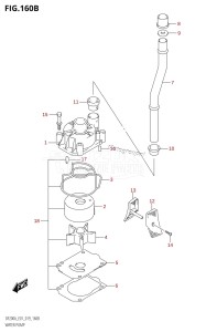 DF150AZ From 15003Z-910001 (E01 E40)  2019 drawing WATER PUMP (DF200AT,DF175AT,DF175AZ)