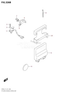 DF70A From 07003F-140001 (E11 E40)  2021 drawing PTT SWITCH /​ ENGINE CONTROL UNIT (DF90AWQH)