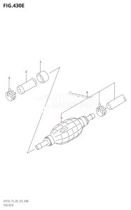 DF175Z From 17502Z-210001 (E01 E40)  2012 drawing FUEL HOSE (DF175T:E40)