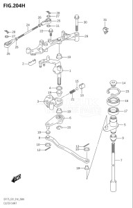 17502Z-410001 (2014) 175hp E01 E40-Gen. Export 1 - Costa Rica (DF175Z    DF175ZG) DF175Z drawing CLUTCH SHAFT (DF150ZG:E40)