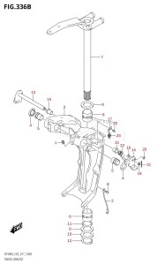 DF300A From 30002P-710001 (E03)  2017 drawing SWIVEL BRACKET (DF250A:E03:(X-TRANSOM,XX-TRANSOM))