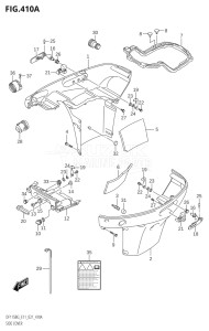 14004F-140001 (2021) 140hp E11 E40-Gen. Export 1-and 2 (DF140BG) DF140BG drawing SIDE COVER