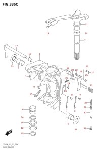 DF115AZ From 11503Z-510001 (E01 E40)  2015 drawing SWIVEL BRACKET (DF115AT:E40)