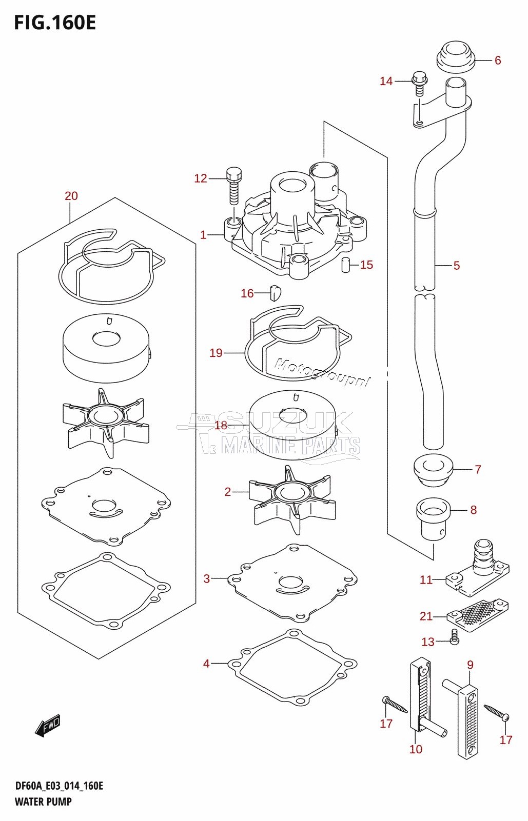 WATER PUMP (DF60AVT)