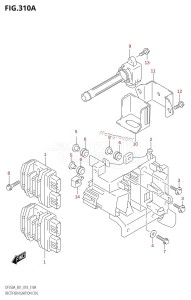 DF325A From 32501F-810001 (E01 E40)  2018 drawing RECTIFIER /​ IGNITION COIL (DF350A)