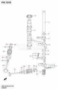 DF8A From 00801F-610001 (P01)  2016 drawing CAMSHAFT (DF9.9AR:P03)