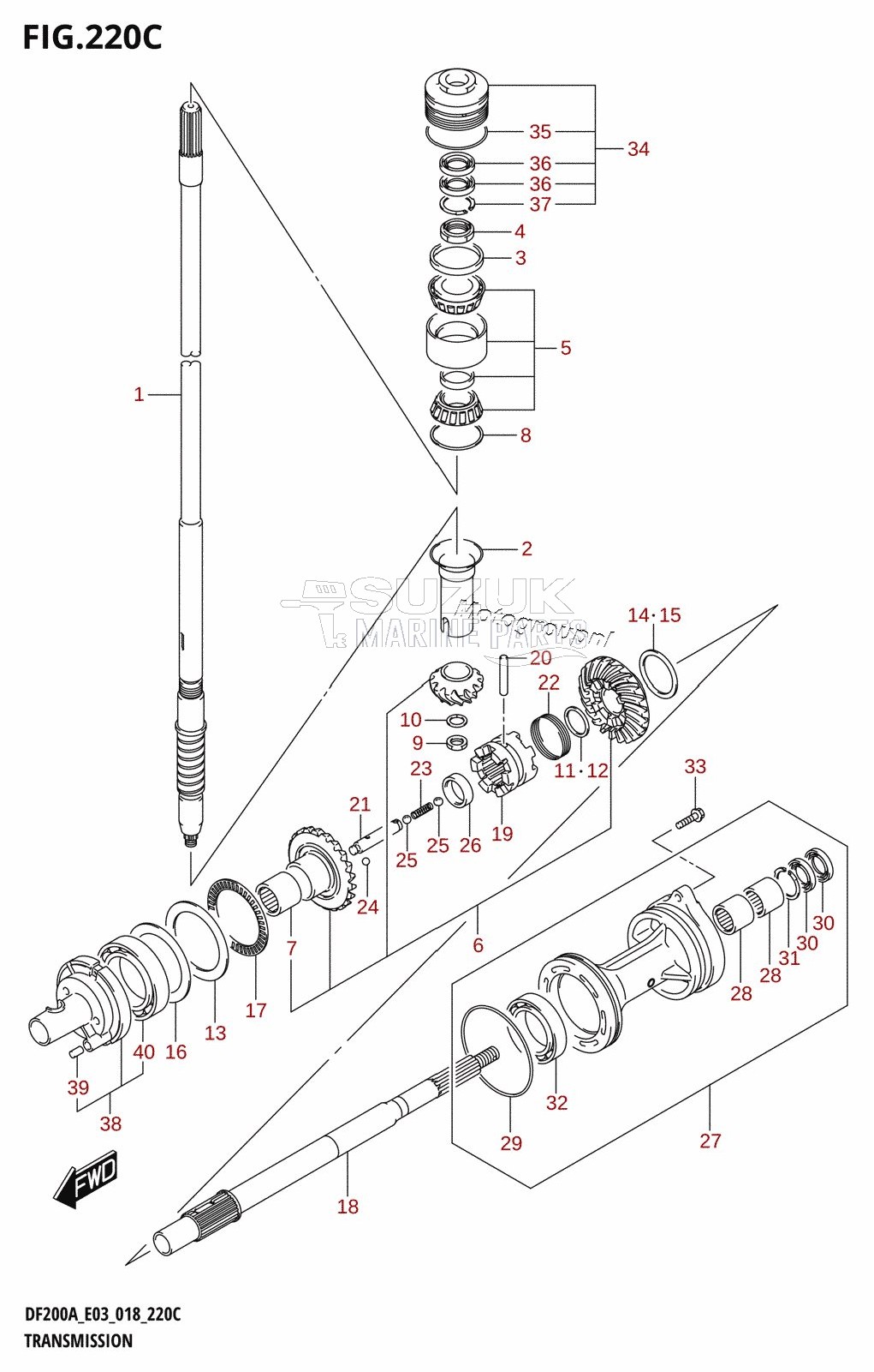 TRANSMISSION (DF200AST)