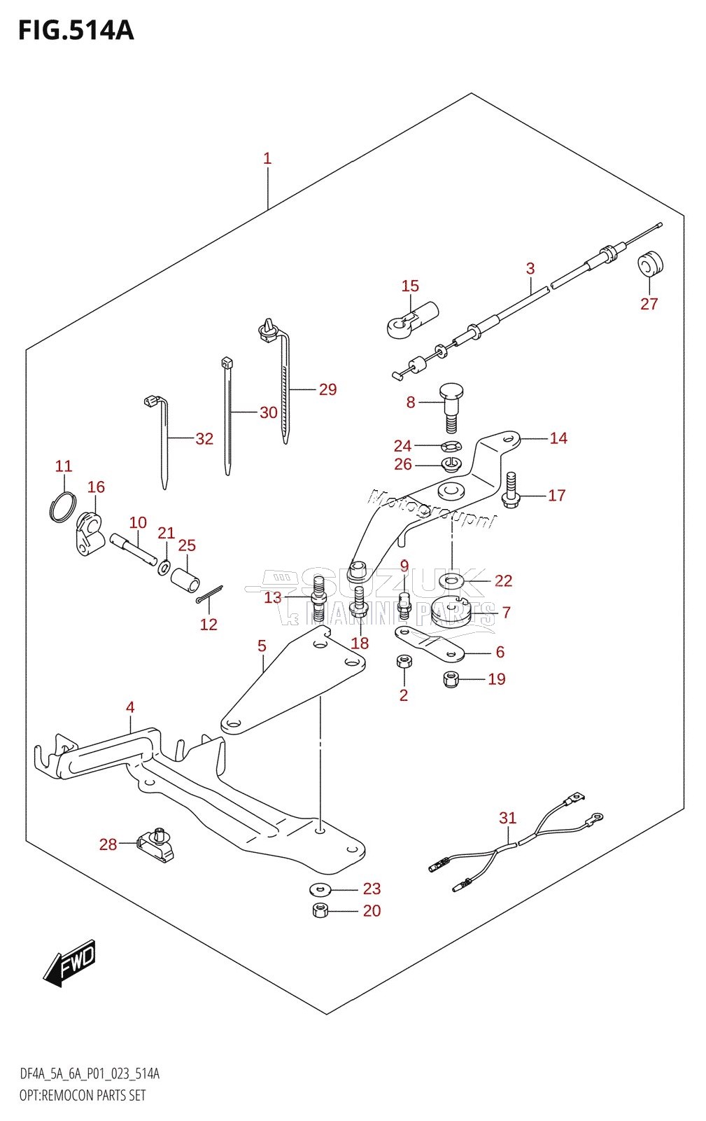 OPT:REMOCON PARTS SET