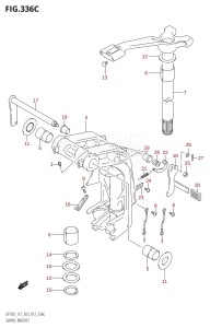 DF100 From 10002F-110001 (E03)  2011 drawing SWIVEL BRACKET (DF115Z:E03)