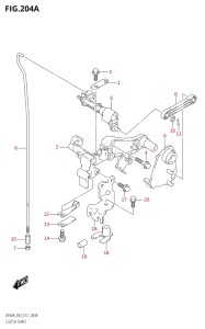 06002F-210001 (2012) 60hp E03-USA (DF60A) DF60A drawing CLUTCH SHAFT