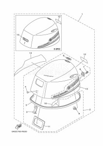 F15CEPL drawing FAIRING-UPPER