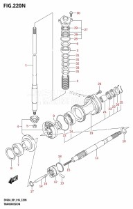 DF40A From 04003F-610001 (E01 E34)  2016 drawing TRANSMISSION (DF50AVT:E01)