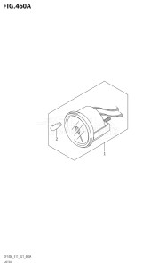 11503Z-040001 (2020) 115hp E11 E40-Gen. Export 1-and 2 (DF115AZ) DF115AZ drawing METER (E01)