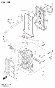 DF40A From 04003F-610001 (E01 E34)  2016 drawing CYLINDER HEAD (DF60AVT:E01)