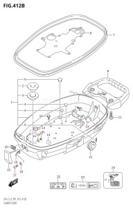 DF5 From 00502F-510001 (P01)  2015 drawing LOWER COVER (DF5:P01)