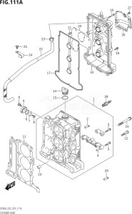 06003F-910001 (2019) 60hp E03-USA (DF60AVT  DF60AVTH) DF60A drawing CYLINDER HEAD (DF40A,DF50A,DF50AVT)