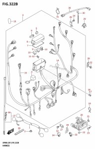 DF80A From 08002F-910001 (E01 E40)  2019 drawing HARNESS (DF100B)