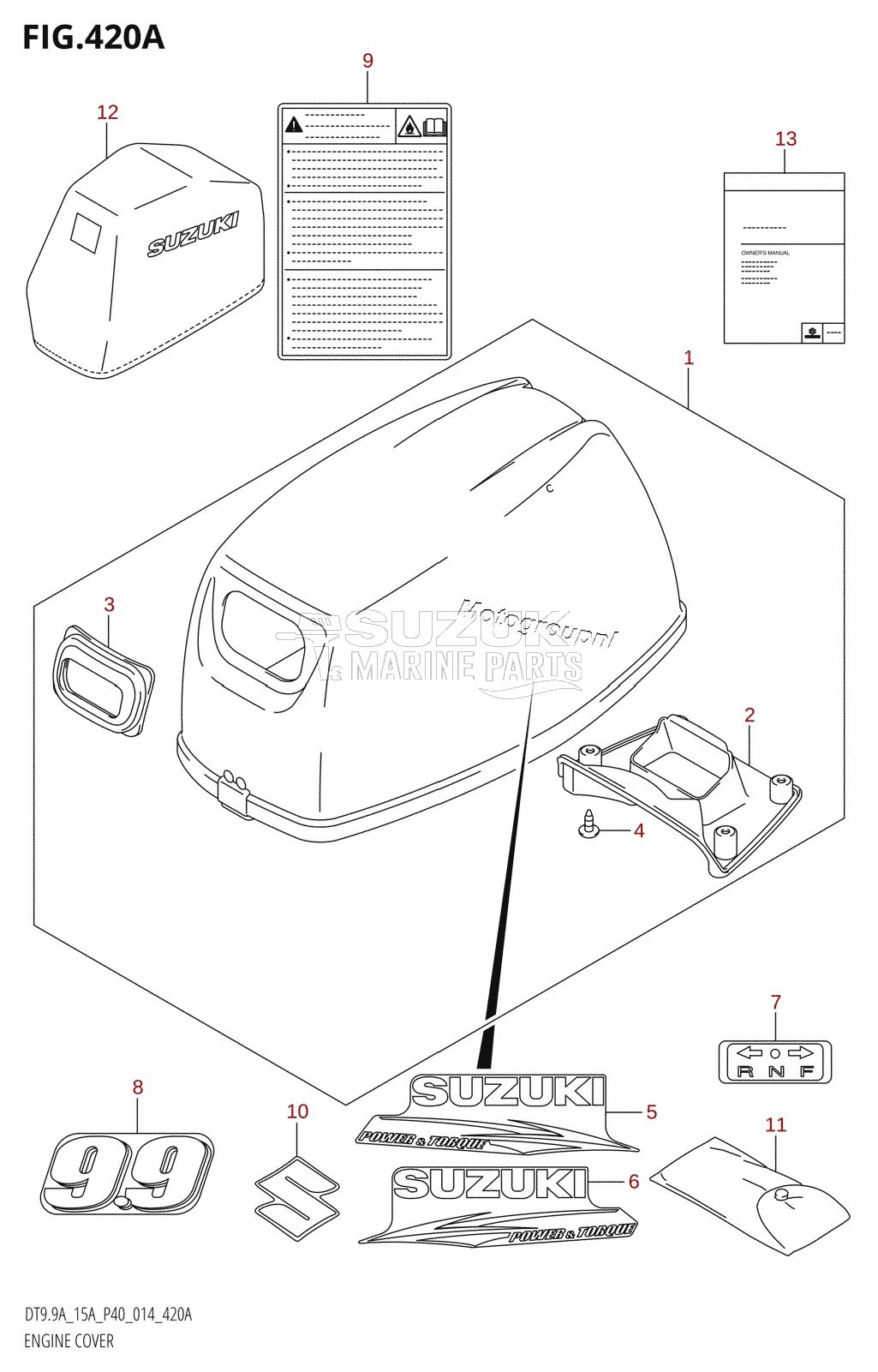 ENGINE COVER (DT9.9A:P40)