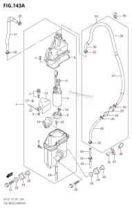 DF175T From 17502F-110001 (E01 E40)  2011 drawing FUEL VAPOR SEPARATOR