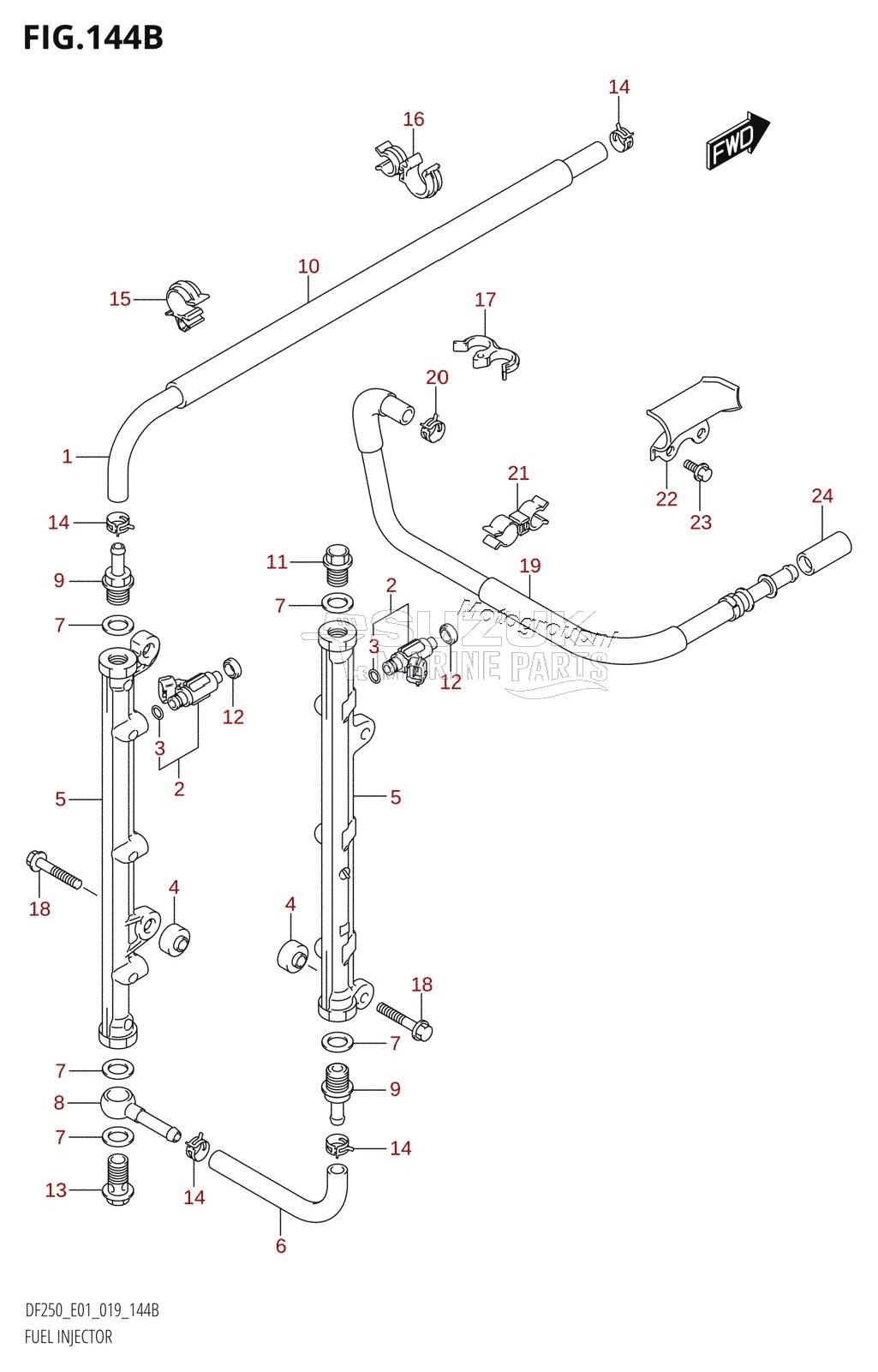 FUEL INJECTOR (E40)