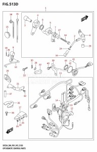 DF30A From 03003F-510001 (P01 P40)  2015 drawing OPT:REMOTE CONTROL PARTS (DF30ATH:P01)