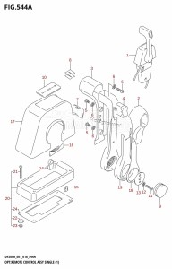 DF200Z From 20002Z-810001 (E01 E40)  2018 drawing OPT:REMOTE CONTROL ASSY SINGLE (1)