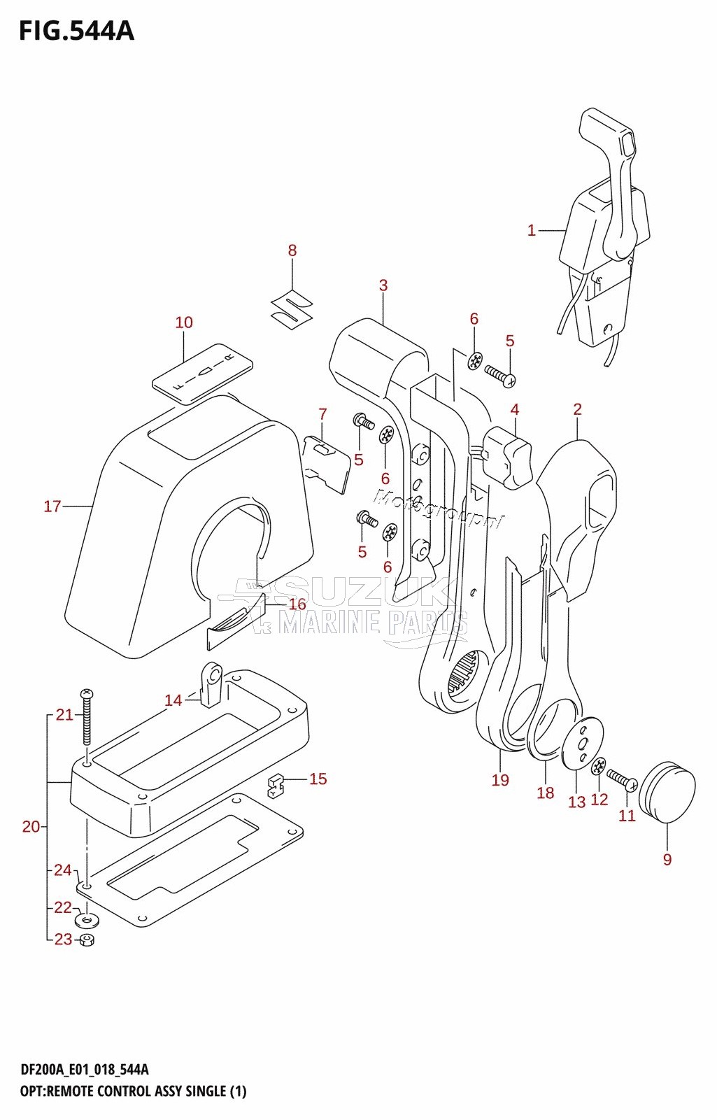 OPT:REMOTE CONTROL ASSY SINGLE (1)