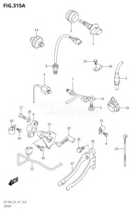 DF175AP From 17503P-710001 (E01 E40)  2017 drawing SENSOR